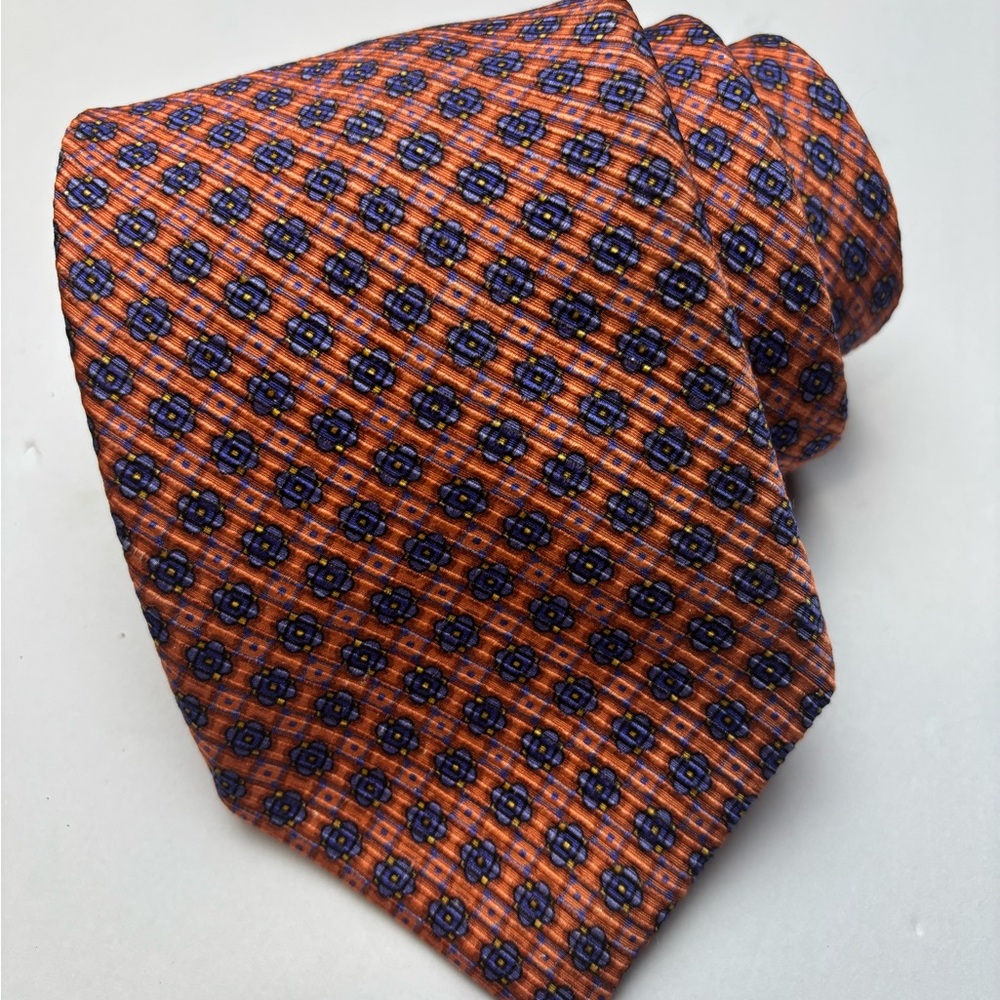 Dion Signature Italian silk‎ floral tie